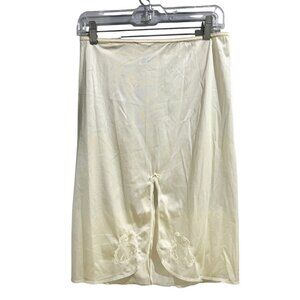 Vintage Sweet Nothings Maidenform 68002 Ivory Half Slip-Small NWOT